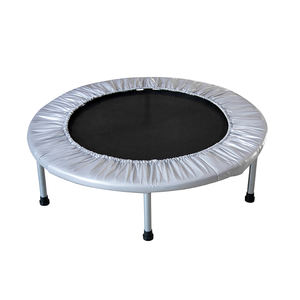 Venta al por mayor barato trampolín de gimnasia 36 pulgadas interior colorido Bungee <span class=keywords><strong>Mini</strong></span> niños 4 vías plegable trampolín de plata para niños - Product Image 3