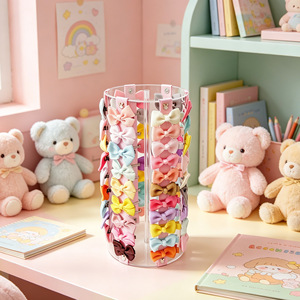 Acrylic Desktop Hair <b>Clip</b> Storage Rack For <b>Bow</b> <b>Clips</b> And Accessories Personal Care Organizer Display Stand - Product Image 1