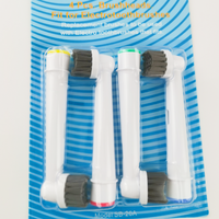 Têtes de rechange Oral-B pour brosse à dents électrique compatible modèle SB17A poils USB/batterie ménage voiture hôtel usage extérieur adultes