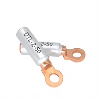 Cosse de câble bimétallique Cuivre-Aluminium série DTL, cosse de sertissage Cu-Al, connecteur de câble d'alimentation pour câblage électrique