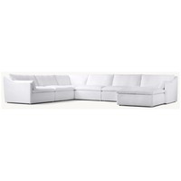 Hotel-Wohnzimmermöbel Modernes Komfortables Stoff- oder Leder-Polster Ecksofa-Set für Zuhause