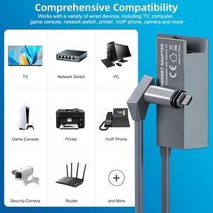 Starlink <span class=keywords><strong>Ethernet</strong></span> <span class=keywords><strong>Adapter</strong></span> cho tiêu chuẩn starlink actuated Gen 2 có dây bên ngoài mạng - Product Image 2