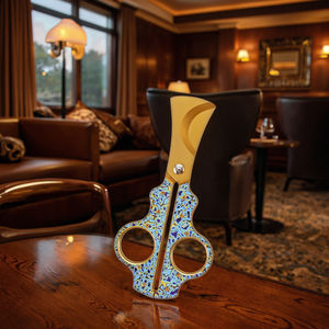 J101 JIFENG Stainless Steel Classic Sharp Blades <strong>Cigar</strong> <strong>Cutter</strong> with Custom Logo Portable for Large Ring <strong>Cigar</strong> - Product Image 5