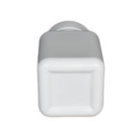 Flacon carré HDPE médicinal solide oral de 60ml avec bouchon à vis pour préserver les médicaments solides Capsule Comprimé Pilule