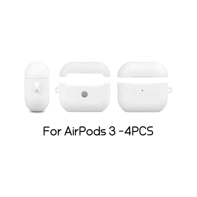 Prosub Eco-Friendly Plastic Sublimation Coated Earphone Case for Airpods 3 with Blank Customized Logo Printing