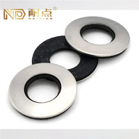 Fastener 4/5000 NBHC007WA DIN Standard Zinc Plated Stainless Steel Conical Rubber EPDM Washer Heavy Duty Hebei Manufacturer