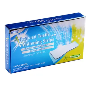 Kit de bandes blanchissantes pour les dents 3D, étiquette privée, Logo de marque, vente en gros, 1 unité