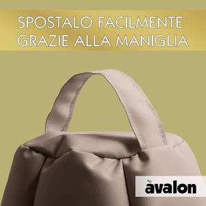 Avalon - Nouveau Pouf Grand L Peel Jive Bag Smurf, Sac de siège ergonomique, Anti-accroc, Tissu imperméable, Fauteuil sac moderne, Rembourrage en polystyrène - Product Image 4