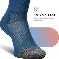 Chaussettes en nylon anti ampoules personnalisées de haute qualité Performance Impact Mini Crew Chaussettes