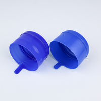 Vente en gros de bouchons de bouteilles d'eau de 5 gallons double couleur en caoutchouc de silicone couvercles PET jetables anti-éclaboussures fermetures de bouteilles