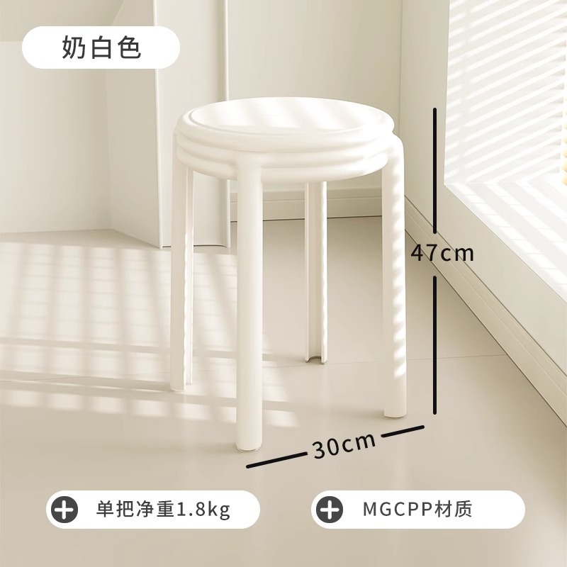 Milky white super thick version