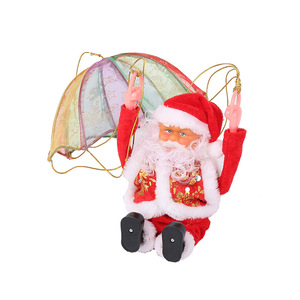 Parachute Somersault Musique Électrique Père Noël Cadeaux De Noël Cadeaux Ornements Décorations De Noël - Product Image 1