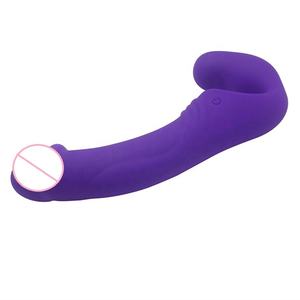 Vibratore Dildo Indossabile Senza Cinghie per Lesbiche con 10 Modalità e Doppi Motori Giocattoli Sessuali - Product Image 3