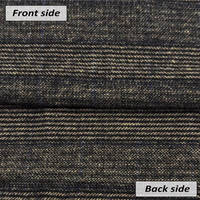Tissu en tweed sergé bleu-noir, 30% laine, 70% polyester, texture claire, tissu tissé pour la confection de manteaux et de vestes pour hommes