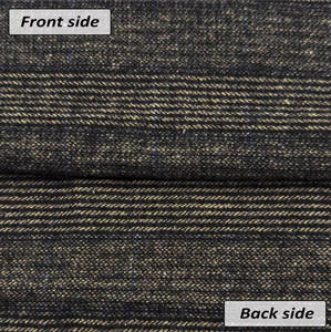 Tissu sergé bleu-noir en tweed, 30% <span class=keywords><strong>laine</strong></span>, 70% polyester, texture claire, tissé, pour la confection de manteaux et de vestes pour hommes - Product Image 4