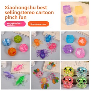 Cubepress <span class=keywords><strong>Magique</strong></span> Anti-stress en Caoutchouc Thermoplastique Réaliste, Ornement Cartoon 3D Viral Xiaohongshu pour Soulager les Frustrations - Product Image 2