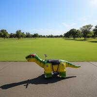 Équipement d'attraction pour aire de jeux intérieure/extérieure pour enfants, dinosaure animatronique grandeur nature télécommandé fait main pour centre commercial et lieux publics