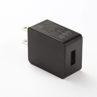Adaptador de Corriente de 5V, Enchufe Estadounidense y Europeo con Certificación FCC y CE, Cargador de Pared USB de 5V 1A 2A 2.4A