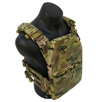 Gilet tactique de protection individuelle en nylon 1000D avec rembourrage amovible, porte-plaques, Chaleco Tactico pour système de dégagement rapide