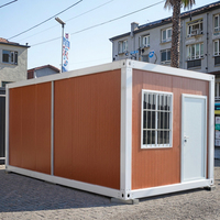 Maison conteneur préfabriquée extensible 20 pieds 40 pieds, structure en acier, maison portable avec chambre à coucher à vendre