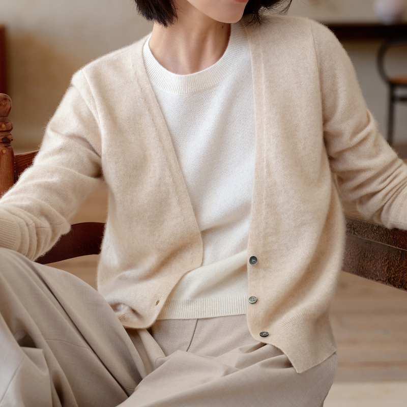 Custom Fashionable Colorful Cozy Pattern Knitted Women Cashmere Sweater