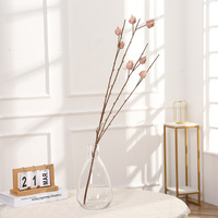 Fleur artificielle de protée de 90 cm de haute qualité, réaliste, aspect soie séchée, pour décoration de maison, de table de mariage, vente en gros, fausse fleur