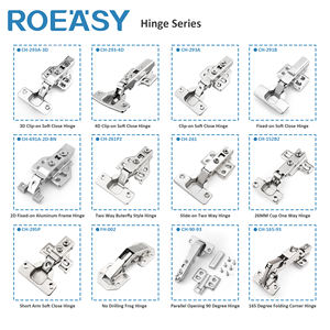 บานพับไฮดรอลิกแบบซ่อน 35 มม. ปิดแบบนุ่มนวล ปรับได้ 3 มิติ สำหรับตู้ครัว - Product Image 5