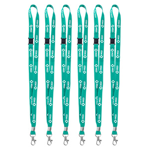 Promotional Polyester Id Card Holder Customized Animation Pattern Polyester Lanyard