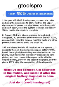 Gtoolspro pil Flex kablo 100% sağlık desteği iOS 18 Run teşhis için iPhone 11/12/13/14/15 Pro Max gerek flaş sistemi - Product Image 4