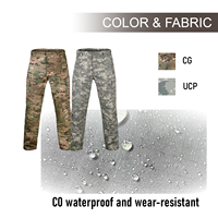 Pantalon tactique camouflage multi-poches grande taille en polycoton ripstop pour homme KSP-ACU-PR