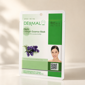 Mascarilla Facial de Esencia de Colágeno Herbal Dérmico 23g, Hidratante y Calmante - Product Image 2