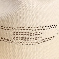 Topi Jerami Dewasa Grosir Berkualitas Tinggi, Topi Musim Panas Unisex, Pelindung UV untuk Luar Ruangan, Topi Jerami Koboi/Koboi Wanita OEM