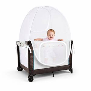 Mosquitera Plegable para Cuna de Bebé, Tipo Domo, Transpirable, para Uso en el Hogar y Viajes - Product Image 1
