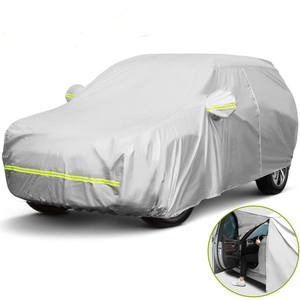 Factory Direct Sales Small <b>Car</b> Waterproof and Dustproof Covers with <b>Sunshades</b> and Snow Guards Made From Durable Polyester - Product Image 1