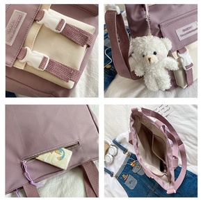 Công Suất Lớn Vente Chaude Bas Prix Bãi Biển Sac Cotton Totetote Fourretout Một Bandouliere Độc Đáo En Toile Dorigine - Product Image 6