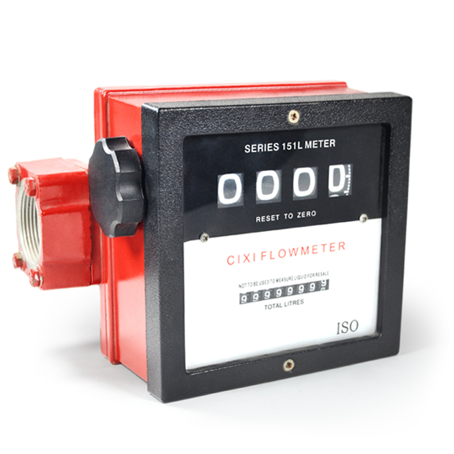 Mechanical Flow Meter Digital Diesel Gasoline Fuel Meter Petrol Diesel Oil Counter Gauge