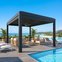 Pergola en aluminium à lames orientables Airfun pour terrasse et balcon