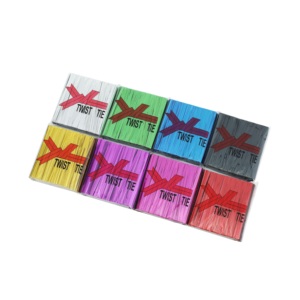 Bán buôn giá rẻ tái sử dụng dây kim loại quan hệ xoắn, tùy chỉnh bao bì thực phẩm dây <span class=keywords><strong>Tie</strong></span> với xoắn và gắn thiết kế - Product Image 6