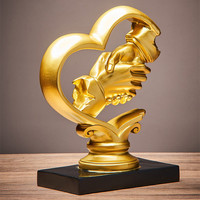 Décoration d'intérieur : Sculpture en résine de modèle de main, figurine de luxe pour la maison et le bureau, ornements, cadeaux, artisanat en résine