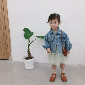 <span class=keywords><strong>Giacche</strong></span> in Denim per Bambine di Alta Qualità per Autunno e Inverno, Vendita all'Ingrosso - Product Image 4