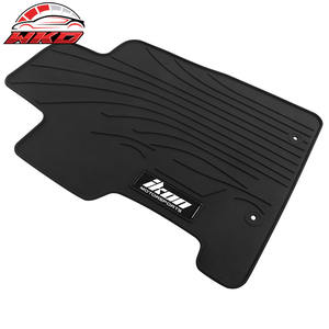 Alfombrillas resistentes para Honda Civic 8th 2006-2011, alfombras con logotipo IKON, látex negro, estilo IKON, impermeables - Product Image 5