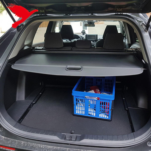 Negro SUV retráctil maletero trasero <span class=keywords><strong>equipaje</strong></span> protección de seguridad cubierta de carga para <span class=keywords><strong>Toyota</strong></span> <span class=keywords><strong>RAV4</strong></span> 2019-2024 - Product Image 4