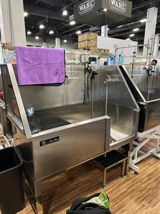 Vasca da Bagno Grande e Lussuosa per Animali Domestici, Vasca per Toelettatura in Acciaio Inossidabile per Cani - Product Image 5