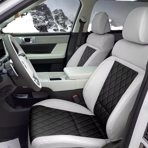 Fundas de Asiento de Coche de Cuero de Lujo Personalizadas al por Mayor EKR, Juego Universal para Toyota RAV4 Corolla BYD, <span class=keywords><strong>Interior</strong></span> de Coche Deportivo de Carreras - Product Image 1