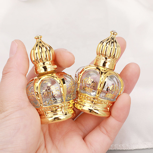 ขวดน้ำหอมคริสตัลขนาดเล็ก ดีไซน์แปลกใหม่ ราคาโรงงาน ขวดน้ำหอมโบราณ ขวดแก้วตลกสำหรับน้ำมันอู๊ด 3 มล. 6 มล. 12 มล. - Product Image 4