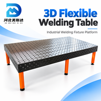 Meisida Nouvelle Station de Soudage Modulaire Flexible 3D Haute Précision, Plateforme de Fixation en Acier Q355 Nitruré au Plasma, Taille Personnalisée pour Soudage