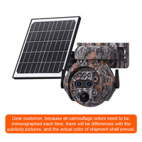 Goobsafe UBOX APP 6MP Dual Lens CMOS PIR Solar Deteksi Gerak PTZ Kamuflase 4G 12X Optical Zoom Sudut Lebar Penglihatan Malam