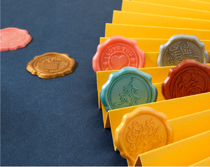 顧客ロゴワックスシールラベルステッカー不規則で自然な自己粘着性3Dワックスシールスタンプステッカー封筒をシールする - Product Image 3