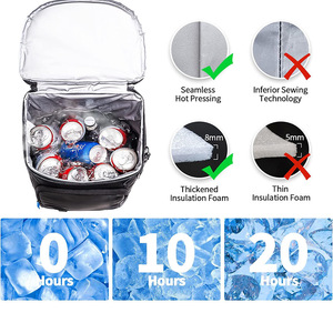 Custom PU Leather <strong>Cooler</strong> Backpack Water Leakage Prevention <strong>Cooler</strong> Daypack High Capacity <strong>Cooler</strong> <strong>Back</strong> <strong>Pack</strong> with PEVA Lining - Product Image 6