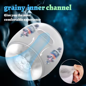 Double Pass Double Shock Sexspielzeug Adult Male <span class=keywords><strong>Masturbation</strong></span> Cup Automatischer Mastur bator Eier maschine Männlicher Mastur bator für den Menschen - Product Image 5